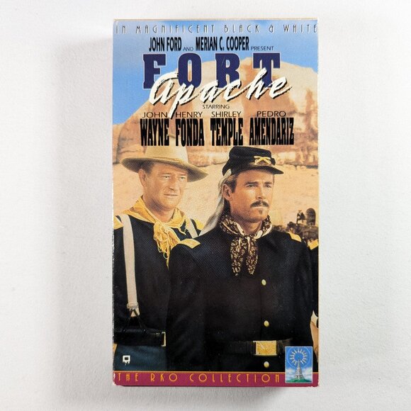 3/$15 Vintage VHS tape 1948 FORT APACHE John Ford, Henry Fonda, Shirley Temple - Picture 1 of 4